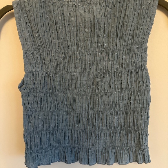 Girsl 13-14 DOTTED MESH ELASTIC TOP - Picture 3 of 7